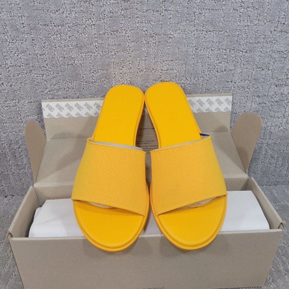 Rothy’s The Slide Canary Slip On Sandals Women’s Size US 7, 7.5, 8, 8.5,9